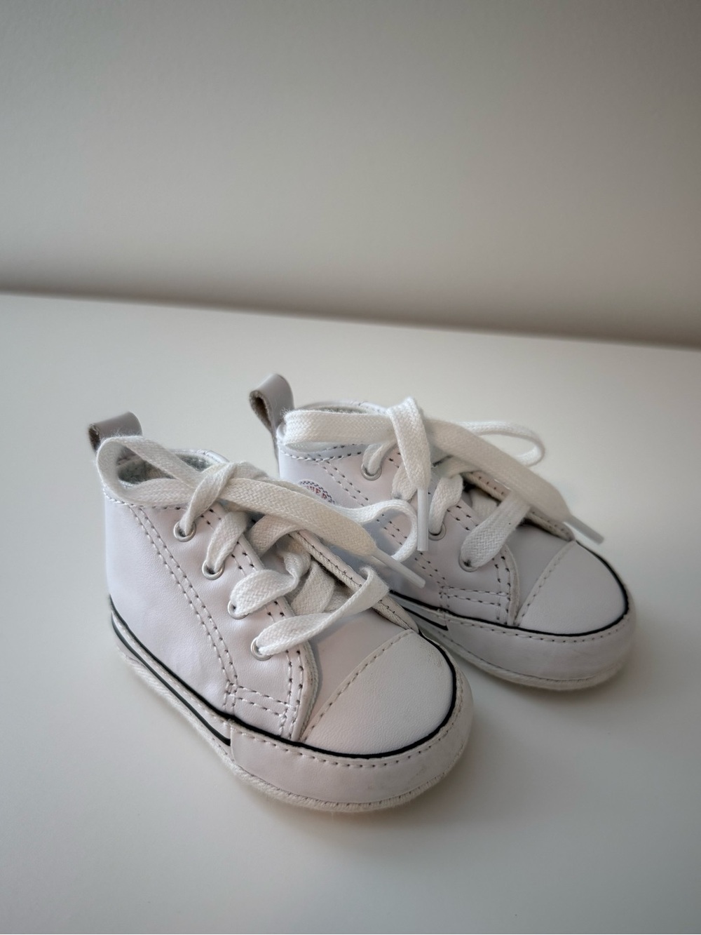 Converse All Star White Crib Shoes